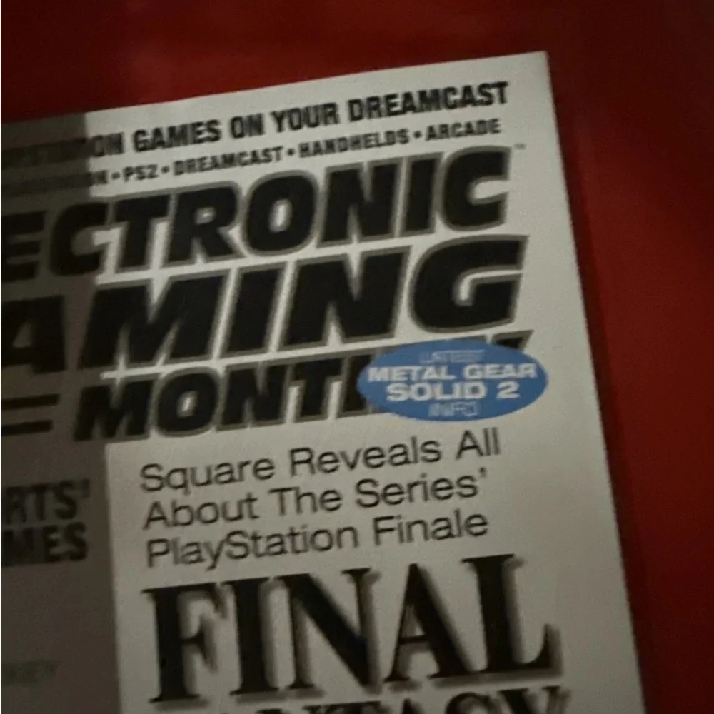 Electronic Gaming Monthly EGM Final Fantasy IX #132 July 2000 Retro Gaming Y2K